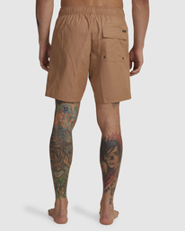 2 Opposites Elastic 2 Shorts Brown AVYHY03000 RVCA