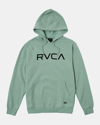 0 Big RVCA - Felpa con cappuccio da Uomo Verde AVYSF00223 RVCA