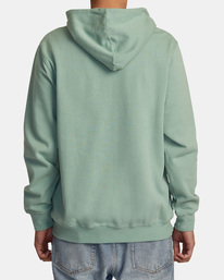 3 Big RVCA - Sudadera con Capucha para Hombre Verde AVYSF00223 RVCA