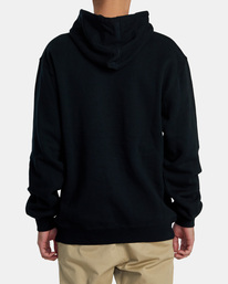 2 X Ray - Sudadera con Capucha para Hombre Negro AVYSF00291 RVCA