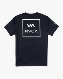 1 RVCA - Kurzarm-Rashguard für Männer Schwarz AVYWR00118 RVCA