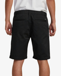 2 Recession Collection Americana - Short taille élastique pour Homme Noir AVYWS00199 RVCA