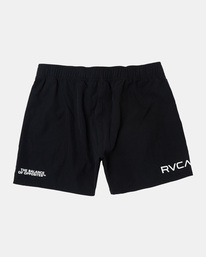 7 FIGHT SCRAPPER ELASTIC WALKSHORTS 15" Black AVYWS00213 RVCA