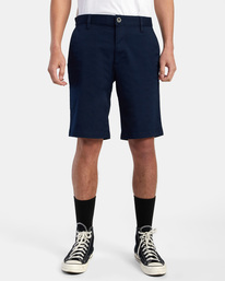 1 Weekend Stretch - Short pour Homme Bleu AVYWS00223 RVCA