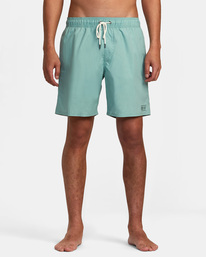 0 Opposites - Hybrid Elasticated Shorts for Men Green AVYWS00261 RVCA