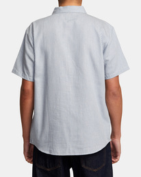 rvca, Recession Collection Dayshift - Chemise manches courtes pour Homme, DEJA BLUE (djb) Recession Collection Dayshift - Short Sleeve Shirt for Men AVYWT00272