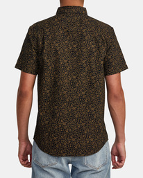 2 That'll Do Print - Camisa de Manga Corta para Hombre Negro AVYWT00368 RVCA