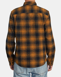 1 Dayshift Flannel - Camisa de Manga Larga para Hombre Azul AVYWT00438 RVCA