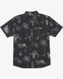 0 Tropic Winds - Chemise manches courtes pour Homme Noir AVYWT00492 RVCA