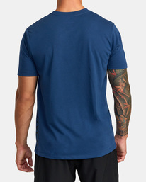 2 VA Sport - Maglietta da Uomo Blu AVYZT01368 RVCA