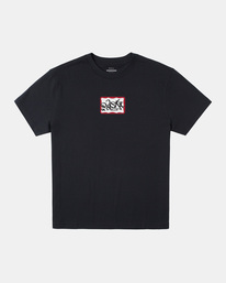 6 RVCA Tag T-Shirt Black AVYZT01842 RVCA