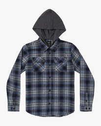 RVCA Mens Set Up Hooded Shirt