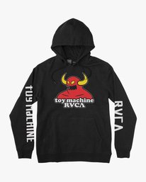 toy machine rvca hoodie