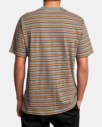 2 Ramshackle Micro Stripe - Camiseta de manga corta para Hombre  C1KTRDRVP2 RVCA