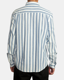 3 Harbour - Camicia a maniche lunghe  da Uomo White C1SHMARVP2 RVCA