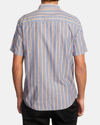 2 Daybreak Stripe - Short Sleeve Shirt for Men Blue C1SHRHRVP2 RVCA