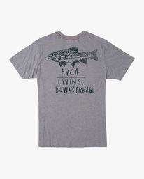 1 Ben Horton Downstream - T-shirt manches courtes pour Garçon 8-16 ans Gris C2SSRGRVP2 RVCA