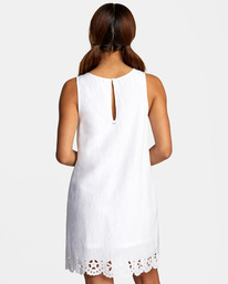 2 Camille Rowe Swing Shift - Vestido para Mujer Blanco C3DRRARVP2 RVCA