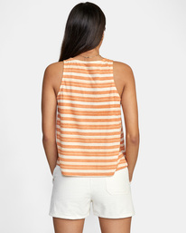 1 Stripe - Camiseta sin mangas para Mujer Naranja C3SGRCRVP2 RVCA