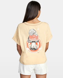 1 Land Snail - Camiseta de manga corta para Mujer  C3SSRFRVP2 RVCA