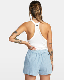 1 Seersucker Sawyer - Shorts für Frauen Blau C3WKRIRVP2 RVCA