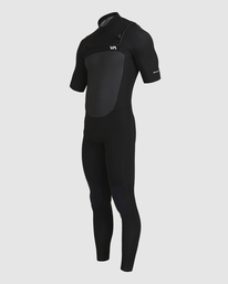 rvca, 2/2mm Balance 2022 - Chest-Zip-Neoprenanzug für Männer, BLACK (0019) 2/2mm Balance 2022 - Chest Zip Wetsuit for Men C42MRFRVMU