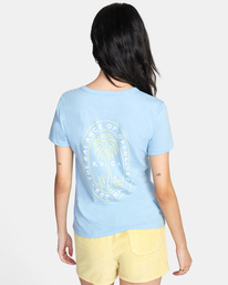 1 Palm Seal - T-Shirt für Frauen Blau D3SSRIRVS2 RVCA