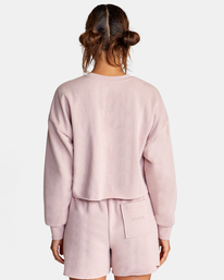 2 Test Drive - Sweatshirt court pour Femme Violet D3TPRKRVS2 RVCA