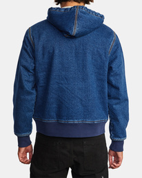Chainmail - Sherpa Lined Denim Jacket for Men  F1JKRVRVF2