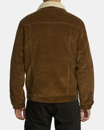 rvca, Waylon 2022 - Kordjacke für Männer, BOMBAY BROWN (1387) Waylon 2022 - Corduroy Jacket for Men F1JKSGRVF2
