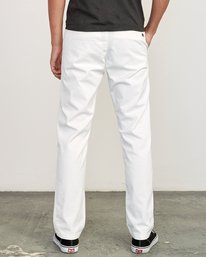 1 Weekend Stretch  - Pantalon pour Homme Blanc F1PTRARVF7 RVCA