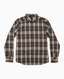 0 BONE FLANNEL LS  F1SHGDRVF7 RVCA