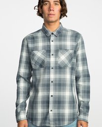 0 NEUTRAL PLAID LS  F1SHRNRVF7 RVCA
