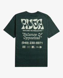 1 Local Biz - Bio-T-Shirt für Männer Grün F1SSRVRVF2 RVCA