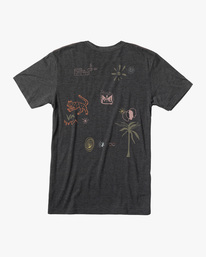 1 Petroglyph - Camiseta para Chicos Negro F2SSRBRVF2 RVCA