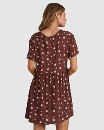 rvca, Balance Act 2022 - Babydoll-Kleid für Frauen, CAPPUCCINO (4889) Balance Act 2022 - Babydoll Dress for Women F3DRRFRVF2