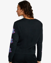 rvca, Happy Daisy 2022 - Long Sleeve T-Shirt for Women, RVCA BLACK (4444) Happy Daisy 2022 - Long Sleeve T-Shirt for Women F3LSRHRVF2