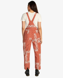 1 Succession - Dungarees for Women Brown F3PTRIRVF2 RVCA