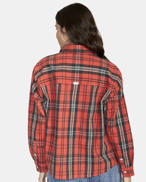 8 Stella Maxwell Notorious - Flannel Shirt for Women Red F3SHRDRVF2 RVCA