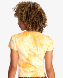 rvca, Vibe 2022 - T-shirt pour Femme, APRICOT (1566) Vibe 2022 - T-Shirt for Women F3SSRURVF2