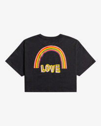 1 Mark Oblow Rainbows Roll It - T-shirt en matière biologique pour Femme Noir F3SSRYRVF2 RVCA