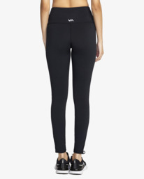 1 Elastic Side - Leggins para Entrenar para Mujer Negro F4PTWCRVF2 RVCA