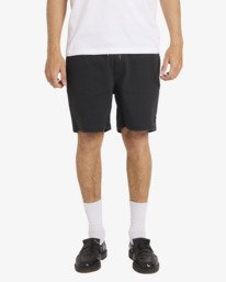 rvca, Escape - Short taille élastique pour Homme, BLACK (blk) Escape - Elasticated Shorts for Men M2073REE