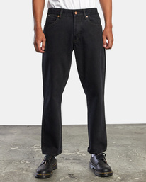 rvca, New Dawn - Jeans mit Straight Fit für Männer, BLACK RINSE (blr) New Dawn - Straight Fit Jeans for Men M3053RND