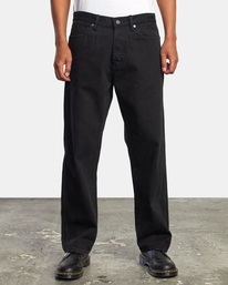 rvca, Americana - Jeans mit Baggy Fit für Männer, BLACK RINSE (blr) Americana - Baggy Fit Jeans for Men M3073RAM