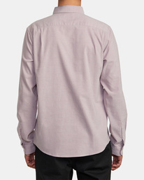 rvca, That'll Do Stretch - Camicia a Maniche Lunghe da Uomo, LAVENDER (lav) That'll Do Stretch - Long Sleeve Shirt for Men M551VRTD