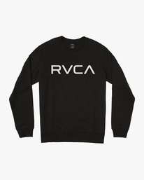 RVCA Mens Stats Crew Fleece Sweatshirt