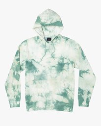 tie dye green hoodie