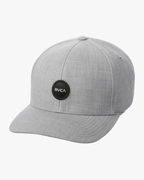 RVCA Barlow Flat Brim Trucker Mesh Back Hat Cap Black//Gray//Light Green OSFA