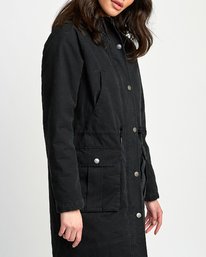 2 Managed  - Parka-Mantel für Frauen Schwarz Q3JKRCRVF9 RVCA